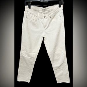 Madewell White Denim Pant